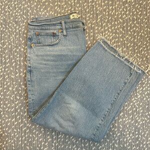 Madewell Jeans // The Perfect Vintage Wide Leg Crop